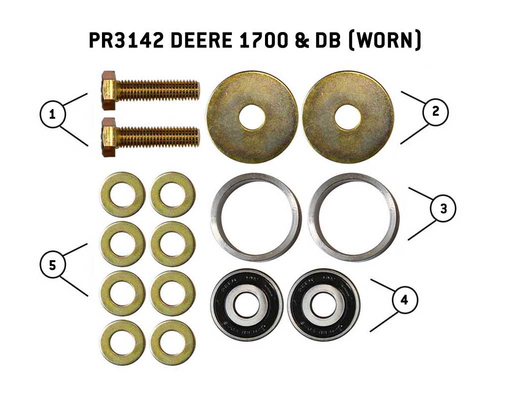 PR3142 deere 1700 db worn wnum